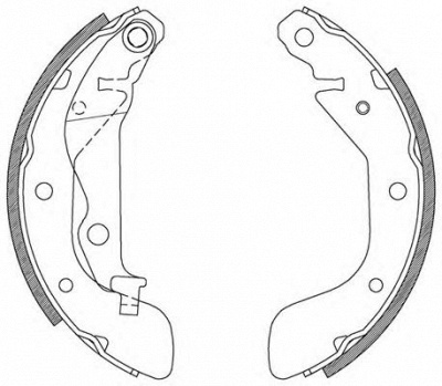 OPEN PARTS bsa211700 -  Комплект тормозных колодок